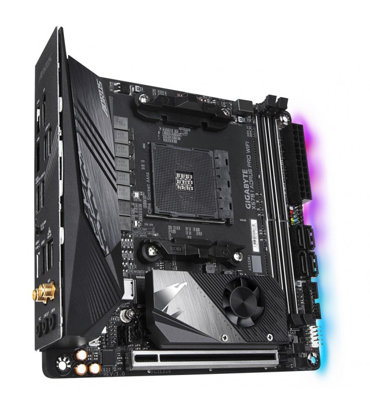 Gigabyte X570 I AORUS PRO WIFI (rev. 1.0) AMD X570 Mufă AM4 mini ITX